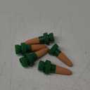 Terracotta Plant Watering Spikes Self to Use with Cola Bottles Houseplant Watering Stakes Automatic Irrigation System (Terracotta,5 Pack)