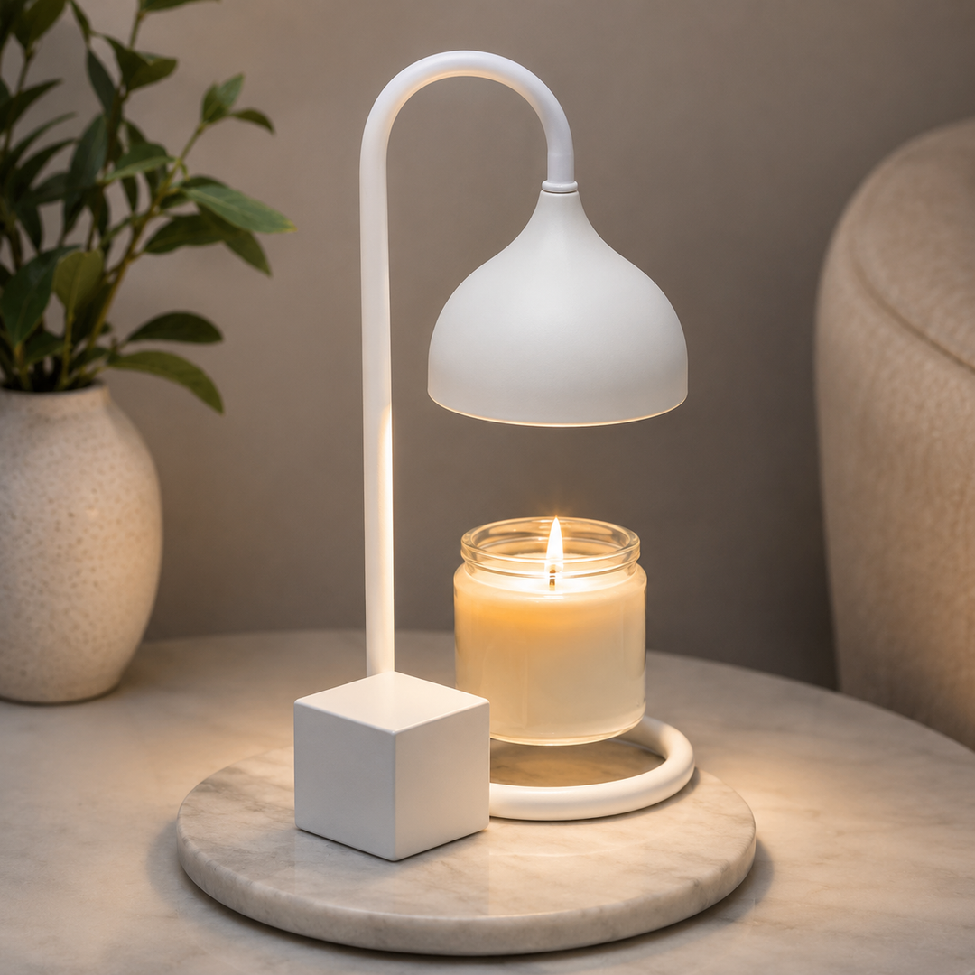 White Candle Warmer