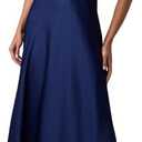 Lulus Womens Ada Satin Maxi Dress L