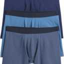 GAP Men's Boxer Brief (Large, Blue Multi)