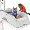 PetCove PurrTek Light Open Top Automatic Litter Box Self Cleaning 5GHz WiFi