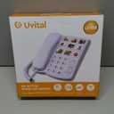 TelPal Big Button Phone with Speaker for Seniors, Corded Amplified Phone, Landline Phones with One Touch Memory for Old People, Easy to Read SOS Telephones