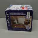 The Honest Company Comfort Dry Disposable Overnight Diapers for Sensitive Skin, Hypoallergenic, Baby Cozy Cloud and Star Signs Design Club Box Size 4 (2237 Lbs) 48 Count