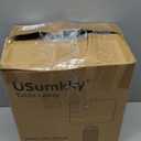 20.5" Ceramic Table Lamps Set of 2 - Modern Farmhouse & Boho Style, Bedside Nightstand Lamps for Bedroom, Living Room End Table Lamps, Small Desk Lamp(Cream)