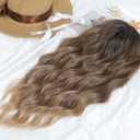 20" Wavy Hair Topper 6.5"x6.5" Base Size Hair Toppers for Women Synthetic Hairpieces for Women with Thinning hair Wavy Clip In
