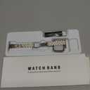 QUNDAXI Slim Watch Band Compatible with Apple Watch 41mm 45mm 42mm 44mm 40mm 38mm Metal Stainless Steel Watchband Suitable for iWatch 11/10/9/8/7/6/5/4/3/2/1/SE Series Women Luxury Strap (Silver and Gold)