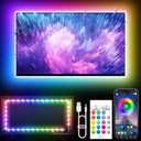 KANTUTOE LED Lights for TV, 16.4ft LED Lights for 45-75 Inch TVs, RGB TV Backlight Behind, Music Sync Bluetooth APP & Remote Control Strip Lights USB Powered for Bedroom, Gaming, Home Dcor (Multicolor)