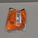 eNilecor Orange Wig, Curly Wavy Colorful Color Colored Wigs with Air Bangs for Women, Natural Synthetic Short Bob Wig for Party Cosplay Fun(Orange)