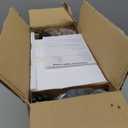 Set of 2 Industrial Touch Control Table Lamps with USB C+A Ports and AC Outlet - 3-Way Dimmable Black Bedside Lamps Nightstand Desk Lamps for Bedroom Living Room, Glass Shade & 2 LED Bulbs Included