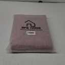 BFS HOME Linen Duvet Cover Queen Size - Soft Breathable Cotton Linen Blend, 3-Pieces Bedding Set with 2 Pillowcases, Stonewashed Texture, Burgundy, All-Season Comfort, Burgundy