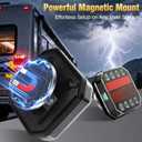 Magnetic Wireless Trailer Lights, 2.4GHz Rechargeable LED Tow Lights Kit with IP67 Waterproof, All-in-One Brake Turn Signal Tail Lights for Truck Trailer RV Boat Camper
