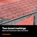 Fiskars 6" x 24" Sewing & Quilting Ruler with Gridlines, Clear/Black