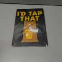 Funny Maple Syrup Tree I d Tap That Signs Wall Decor Vintage Metal Tin Sign Wall Art Poster for Bar Office Kitchen Bathroom Man Cave Pub Wall Decorations Gift 8x12 Inch