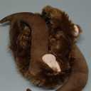 Dog Horn Wig for Halloween Christmas, Funny Pet Bull Costumes for Dog Cat, Pet Clothing Accessories (Size M)