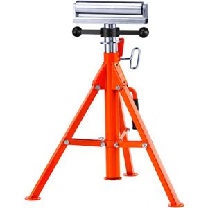 VEVOR Roller Stand, Heavy Duty 2500 LBS Load Capacity Tool Stand - 28"-52" Height Adjustable - Foldable Space-Saving Design - for Woodworking and Metalworking Long Boards, Metal Pipes or Bars