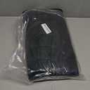 Black Memory Foam Bath Runner Mat Long Narrow Bathroom Rug Microfiber Bathroom Carpet Non Slip Soft Absorbent Washable Bathrug,16" x 47"