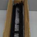 Xiiwin Narrow Bookshelves Behind The Door Book Shelf Wall Mount 5 Tiers Bookshelf for Kids for Kitchen Bedroom Bathroom Living Study Room School Black