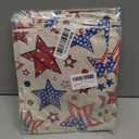 Horaldaily 4th of July Tablecloth 5270 Inch Rectangular, Patriotic Star Strips Pattern Independence Day Memorial Day Washable Seasonal Table Cover for Party Picnic Dinner Decor