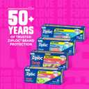 Ziploc Quart Food Storage Bags, Stand-Up Bottom, Easy to Fill, 76 Count