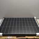 N-Type 16BB 100 Watt Monocrystalline Solar Panel, 12V 100W Solar Panel, 25% High Efficiency PV Modules, Ideal for RV, Trailer, Camper, Marine, Rooftop, Home, Off-Grid (100w Single Panel)