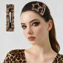 2 x Teenitor 4Pcs Hair Clips Star Hair Clips, Hair Accessories, Snap Hair Clips For Women Girls