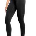 POSHDIVAH Women's Creamluxe Yoga Leggings 25"/28" High Waisted Cream-Feeling Workout Lounge Pants for Running (Medium, Black)