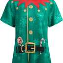 4th of July Patriotic Shirt Women,Female Pirate Shirt,Oktoberfest Mardi Gras Novelty Short Sleeve T-Shirts (Medium)