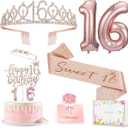 Sweet 16 Birthday Gifts For Girls, Happy 16th Birthday Gifts for Girls，Gifts for 16 Year Old Girl Best Friends Female Daughter Sister Her Girlfriend Coworker Birthday Unique