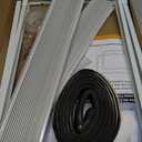BJADE'S Window Air Conditioner Side Panels with Adjustable Frame Size Suitable for Different Window AC Unit 5,000-14,000Btu, Side Panel Seal Kit,Room AC Accordion Filler Curtain Replacement Kit