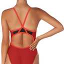 Speedo Women's Swimsuit One Piece Prolt Flyback Solid Adult Team Colors (Team Red, 12/38)