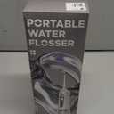 Water Flosser for Teeth Cleaning and Flossing, 5 Modes Rechargeable Cordless Oral Irrigator 320ml Water Tank Teeth Cleaner, IPX7 Waterproof Portable Electric Dentel Flossers for Home and Travel, White