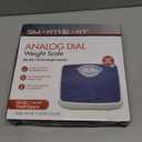 SmartHeart Analog Body Weight Scale | Mechanical Scale | 286 lbs / 130 kg Capacity | NonSkid Platform | Easy Dial Calibration | No Batteries Needed