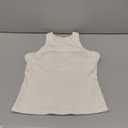 SUUKSESS Women Padded Cotton Ribbed Tank Tops 2025 High Neck Racerback Basic Tops XL