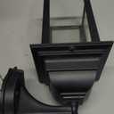 Porch Light with GFCI Outlet Dusk to Dawn Motion Sensor Outdoor Light 3 Light Modes Exterior Light Fixture Waterproof Outside Wall Light for House Patio Garage (Black 1-pack, Black with Copper Trim)