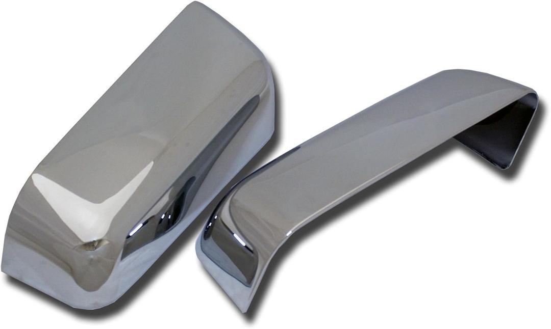 Mirror Cover Chrome Plated ABS Plastic 2-pc Set, Size L