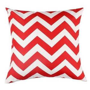 WEMEON Outdoor Waterproof Pillow Covers16x16in, Solid Color Pillow Decorative Square Patio Furniture Pillows for Couch Patio Balcony Tent Garden(Red)