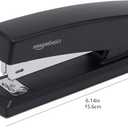 Amazon Basics Stapler Value Pack Including Staples and Staple Remover, 3-Pack, Black
