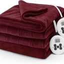 Sunbeam Royal Luxe Cabernet Heated Blanket - King