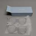 Gaoye Blue Light Blocking Glasses - Trending Round TR90 Frames, Metal Arms, UV400 Protection - Matching Soft Case
