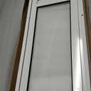 Dog Door for Sliding Glass Door with Magnetic Flat, Installed on Either Left or Right Side，Sliding Door Pet Doggie Door Insert with Lock, Adjustable Height No-Cut Required Doggy Door, Medium 8.6''×12.7'' Flap Size