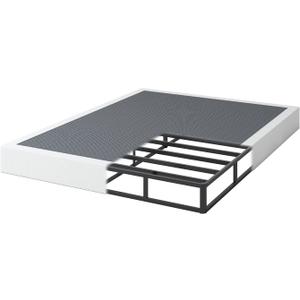 Box Spring for Full Bed, 7 inch Full Box Spring Only, Strong Metal Frame Mattress Foundation, No Noise, Easy Assembly