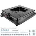 hightall Seat Suspension Kit with Seat Slide Rail,2" Shock Travel, 300 LBS Capacity & Weight Adjust Knob (110-290LBS) -Fit Most Mowers, Forklifts, Tractors