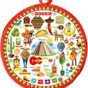 Tortilla Warmer Taco 12 Inch Insulated Pouch Cloth - Microwave Use Fabric Bag to Keep Food Warm for up to One Hour (Fiesta Maracas Sombrero Serape Poncho)