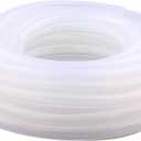 Silicone Tubing 1/4" ID 3/8" OD Food Grade Flexible Thick for Homebrewing Pump Transfer 8 Meters(26ft) Length