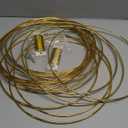 BEADIA 18K Gold Plated Wire 1.0mm 2 Meters Bead Cord for Bracelet Necklace Charm Beading Jewelry Making Findings