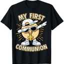 Communion Dabbing Wafer Funny 1st Communion T-Shirt S