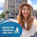 OREI American USA To European Plug Adapter  Type E/F Schuko Plug Adapter - Use in Germany, France, & More - CE Certified  For Mobile, Laptop & Camera Chargers - 6 Pack