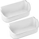 UPGRADED Lifetime Appliance 2 x 240356401 Door Bin Compatible with Frigidaire Refrigerator Shelf Replacement | Frigidaire Replacement Parts | Frigidaire Door Shelf Replacement - AP2116036
