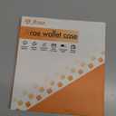 Arae Compatible with iPhone Air Case Wallet with Card Holder, Wristlet Strap Wallet Flip Cover for iPhone Air 6.5 inch Men/Women, RFID Blocking, Kickstand, Rose Gold