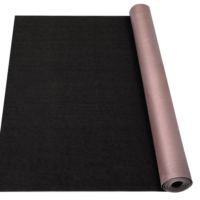 Grefinity Marine Carpet, 5 FT x 15 FT Black Indoor Outdoor Carpet
0.2" Thick Boat Rug with Water-Proof TPE Backing for Home, Patio, Porch, Deck